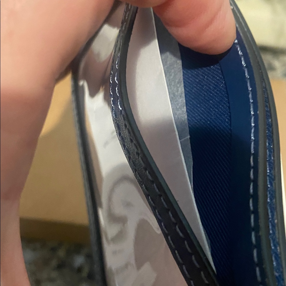 Coach NWT Denim Card Holder & Dust bag - Picture 7 of 9
